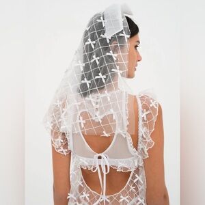 For Love and Lemons bachelorette/bridal bow veil